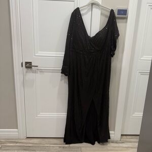 Women’s Elegant Black‎ Maxi Dress